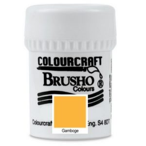 Brusho Colours Gambodge