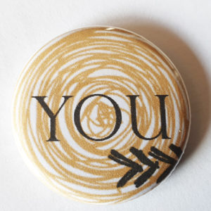 Badge “You Beige” Quiscrap