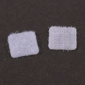 Autocollants Autoagrippants Fermeture en tissu 15 x 15 mm