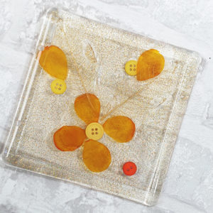 Couverture pour MiniAlbum en epoxy “Floral” By Quiscrap