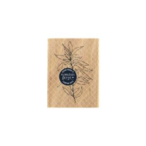 Tampon bois feuillage souple Florilèges Design
