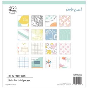 Collection Simple & Sweet Pink Fresh Studio (16 papiers recto/verso)