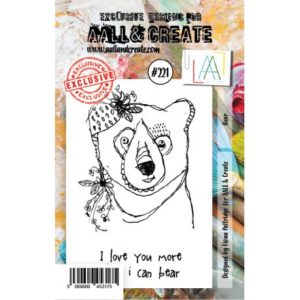 Tampon clear AALL and Create Stamp Set -221 Bear