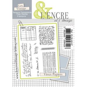Tampon clear – Vieux Papiers – L’Encre et l’Image