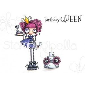 Tampon Oddball birthday queen Stampin Bella