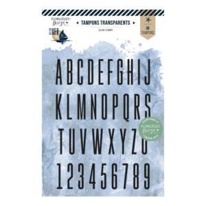 Tampons clear Alphabet Fin Florilèges Design Collection Vue sur Mer