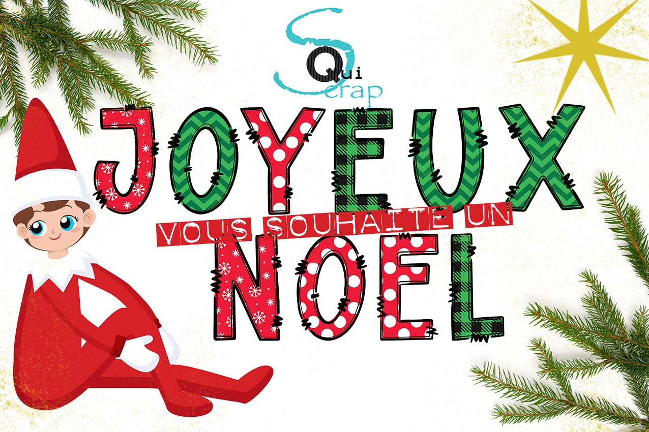 Lire la suite à propos de l’article Quiscrap souhaite un très joyeux Noël aux scrappeurs, aux scrappeuses et à toute leur famille!!