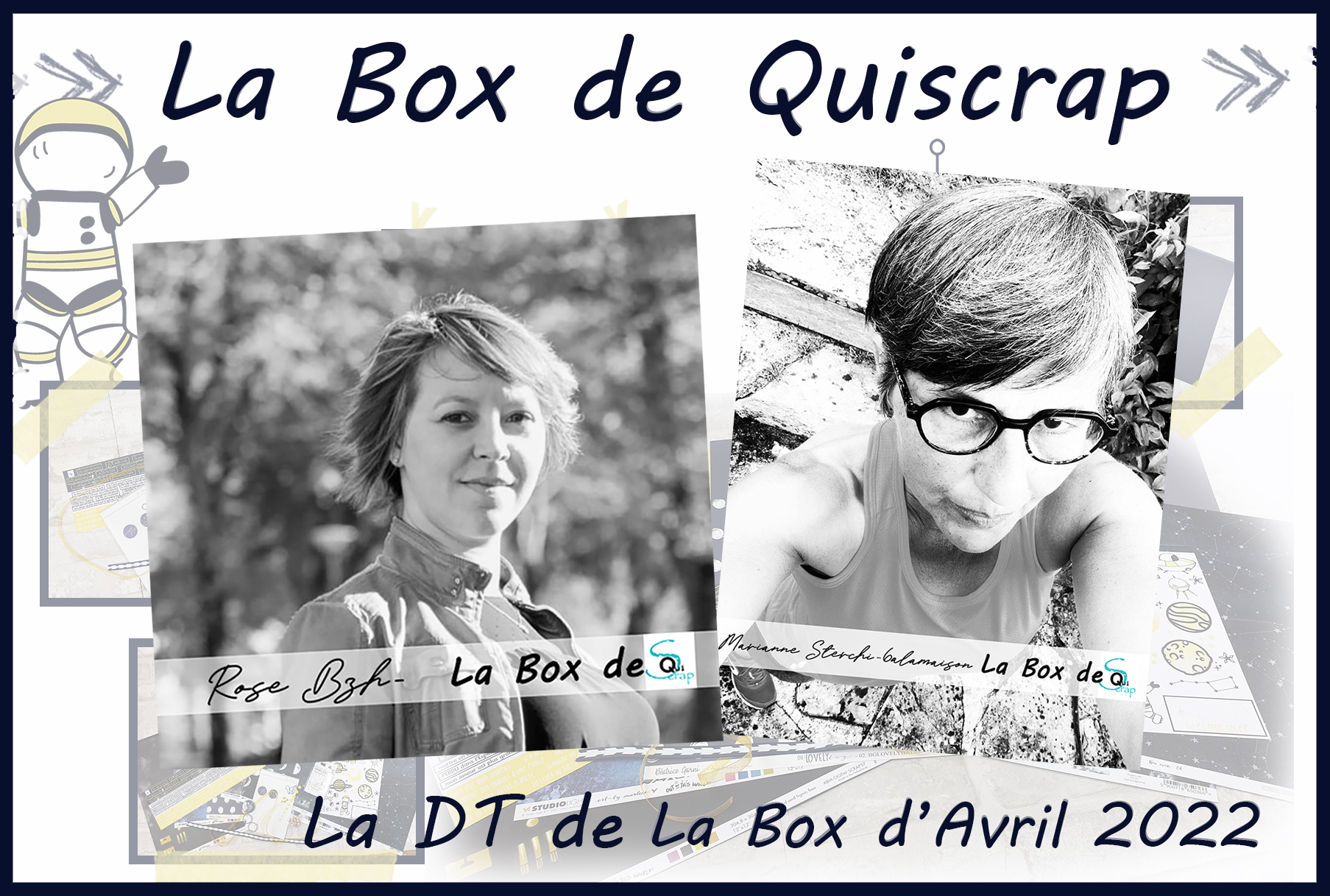 You are currently viewing Les Invitées Créatives de la Box d’Avril 2022 sont Marianne Sterchi (6alamaison) et Rose Bzh