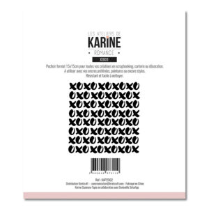 Pochoir Romance Xoxo – Les Ateliers de Karine