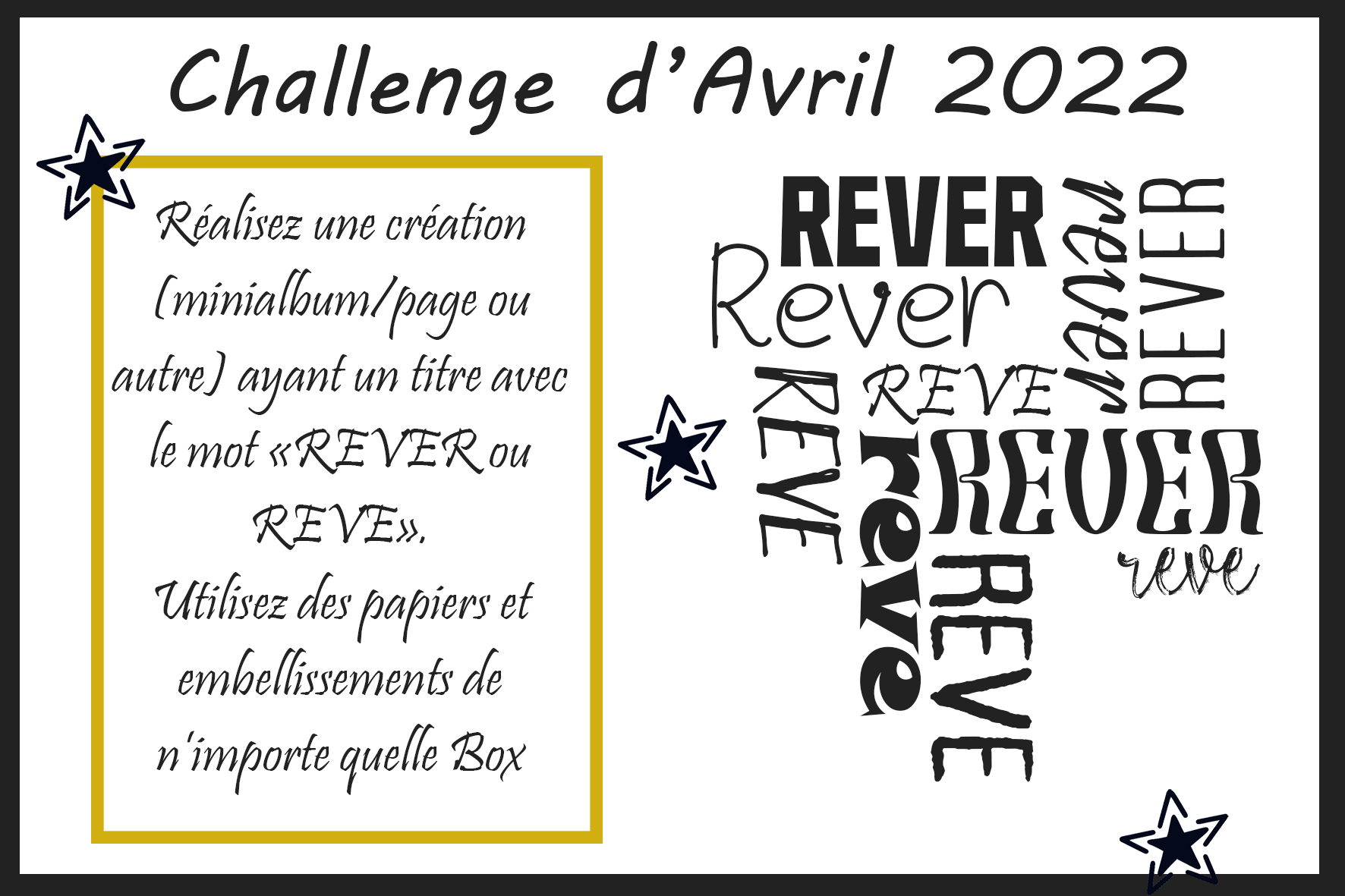 You are currently viewing Challenge d’Avril 2022: un bon d’achat de 5€ à gagner