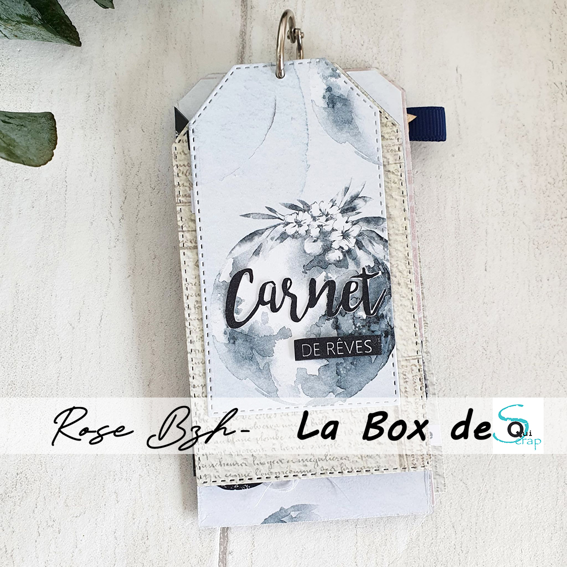 You are currently viewing Tuto n°3 pour la Box d’Avril 2022 par Rose Bzh: le mini “carnet de rêve”