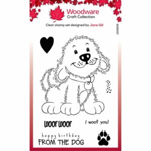 Woodware • Fuzzie friends tampon transparent Parker the Puppy