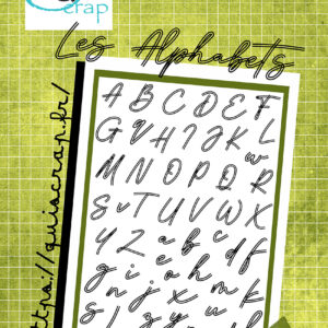 Tampons clear Les Alphabets Collection Prendre Note de Quiscrap