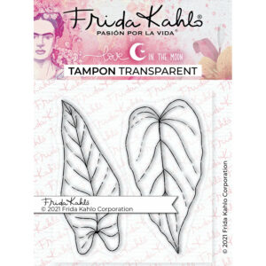 Planche de tampons transparents officiels Frida Kahlo – Feuilles tropicales – 2