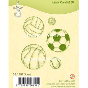 Tampons clear Ballons Sport Leane Creatief
