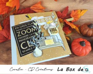 Lire la suite à propos de l’article Tuto n°1 pour la Box d’Octobre 2022 par Coralie CD Créations: le minialbum CHEZ NOUS