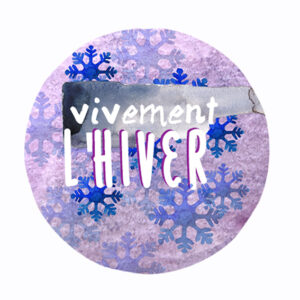 Badge Vivement l'Hiver By Quiscrap