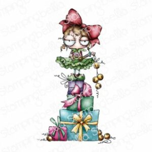 Tampons MINI ODDBALL ON A STACK OF GIFTS Stamping Bella