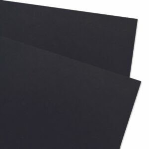 Lot de 10 Papiers noir – 300g – Lisse – Vaessen Creative –