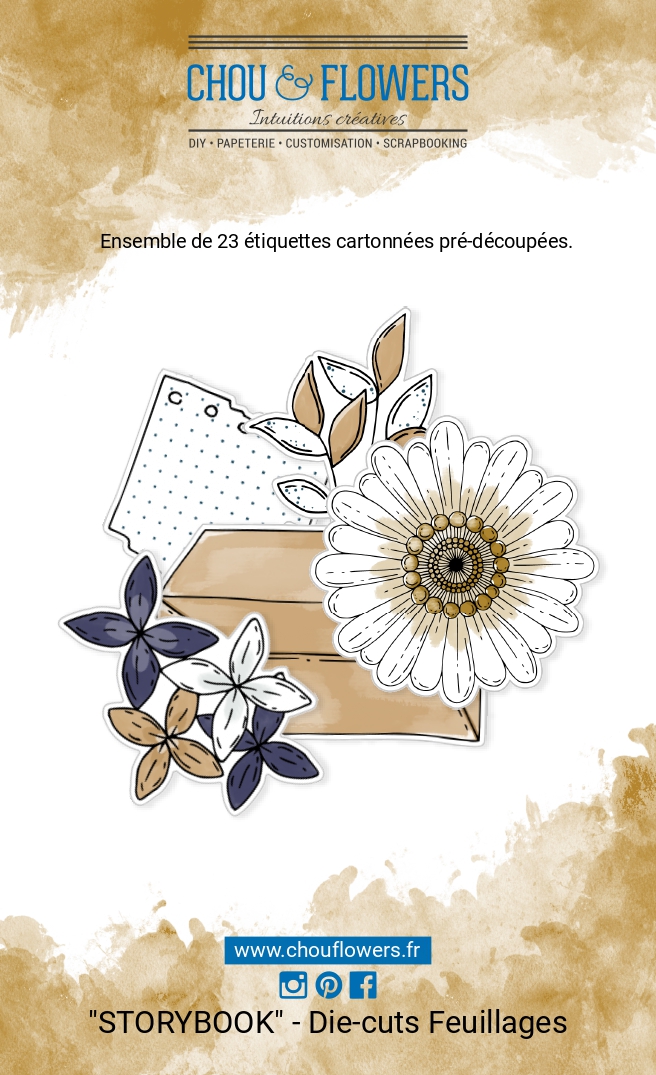 Dies-cut Feuillages Storybook – Chou&Flowers