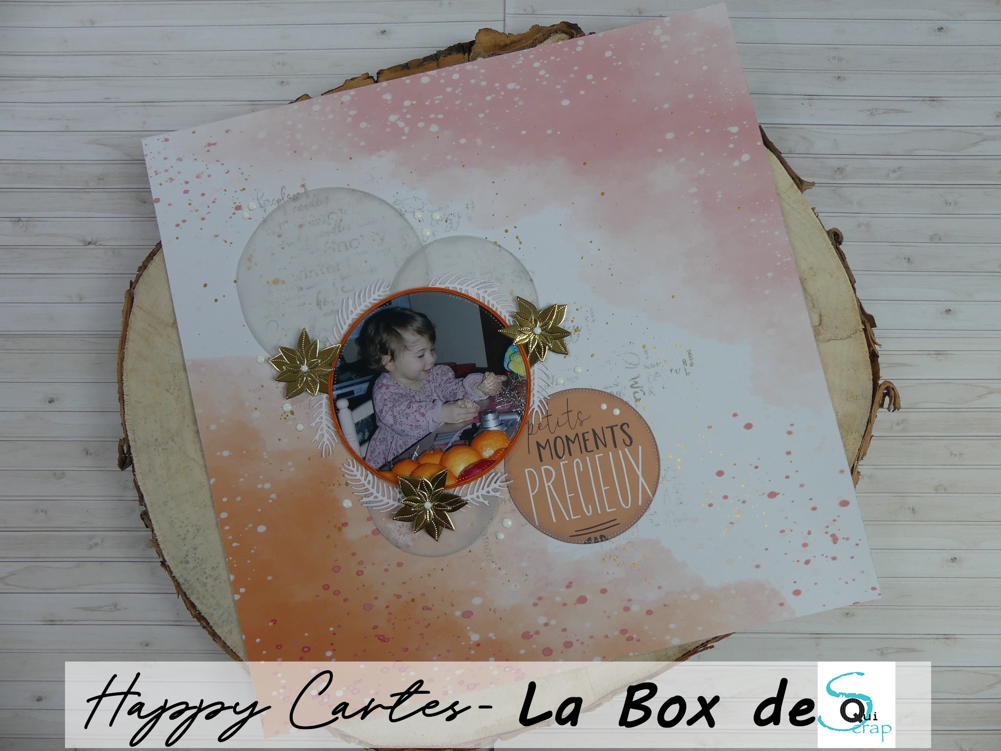 You are currently viewing Tuto n°2 pour la Box de Décembre 2022 par Happy Cartes: la page de scrap