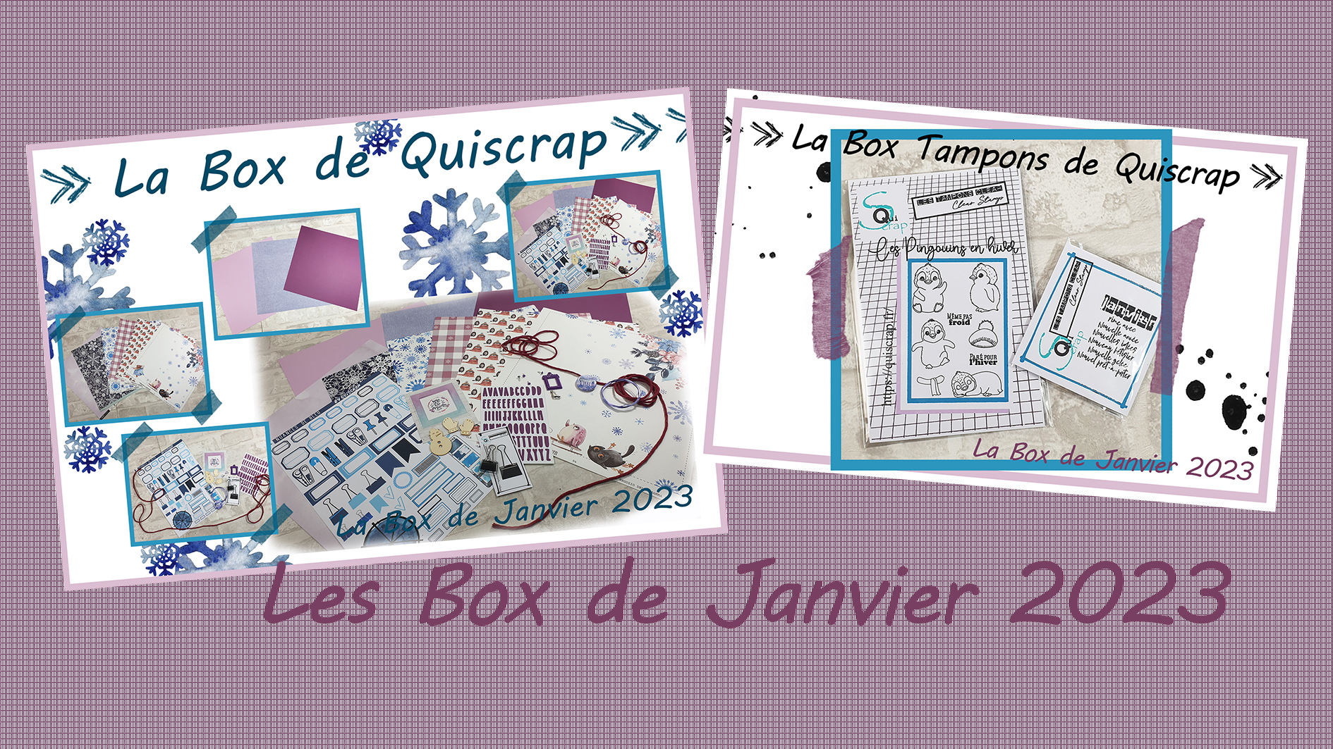 You are currently viewing Les Box de Janvier 2023: la Box et la Box Tampons