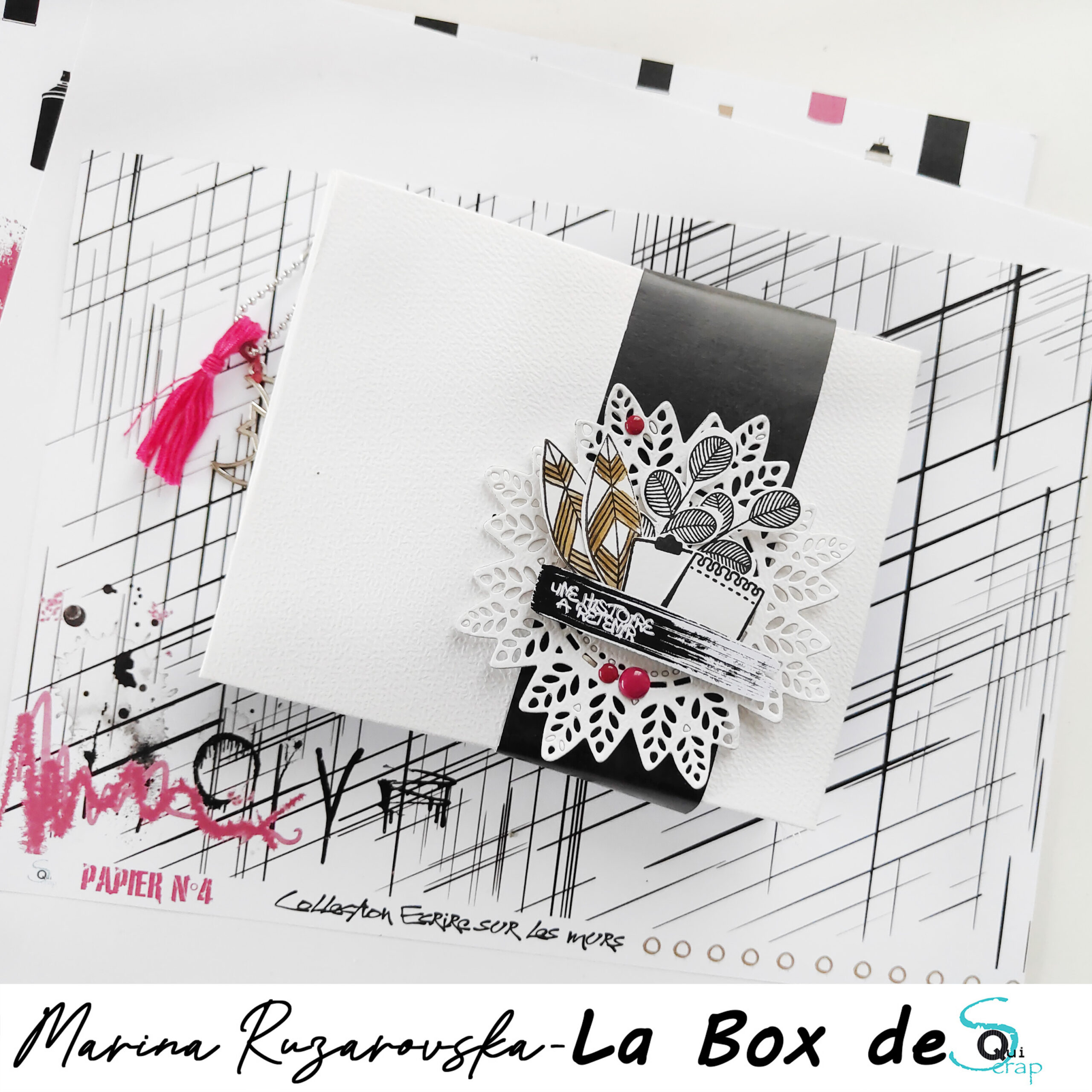 You are currently viewing Tuto n°3 pour la Box de Février 2023 par Marina Ruzarovska: le minialbum à la fermeture originale