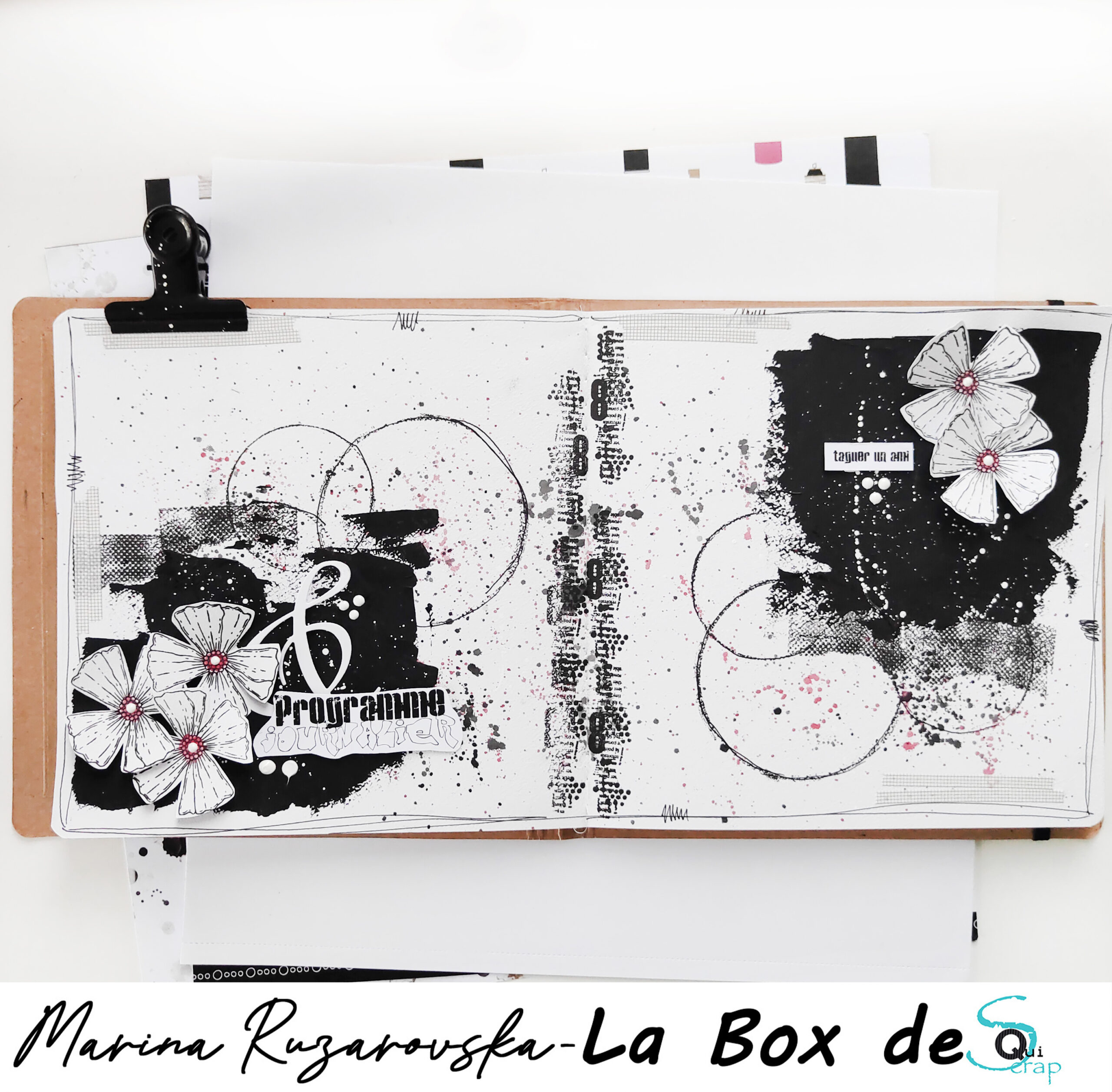 You are currently viewing Tuto Bonus pour la Box de Février 2023 par Marina Ruzarovska: la page de Art Journal