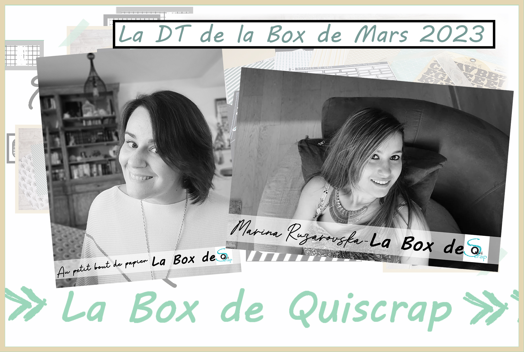 You are currently viewing Les Invitées Créatives des Box de Mars, Avril et Mai 2023: Marina Ruzarovska et Au petit bout de papier