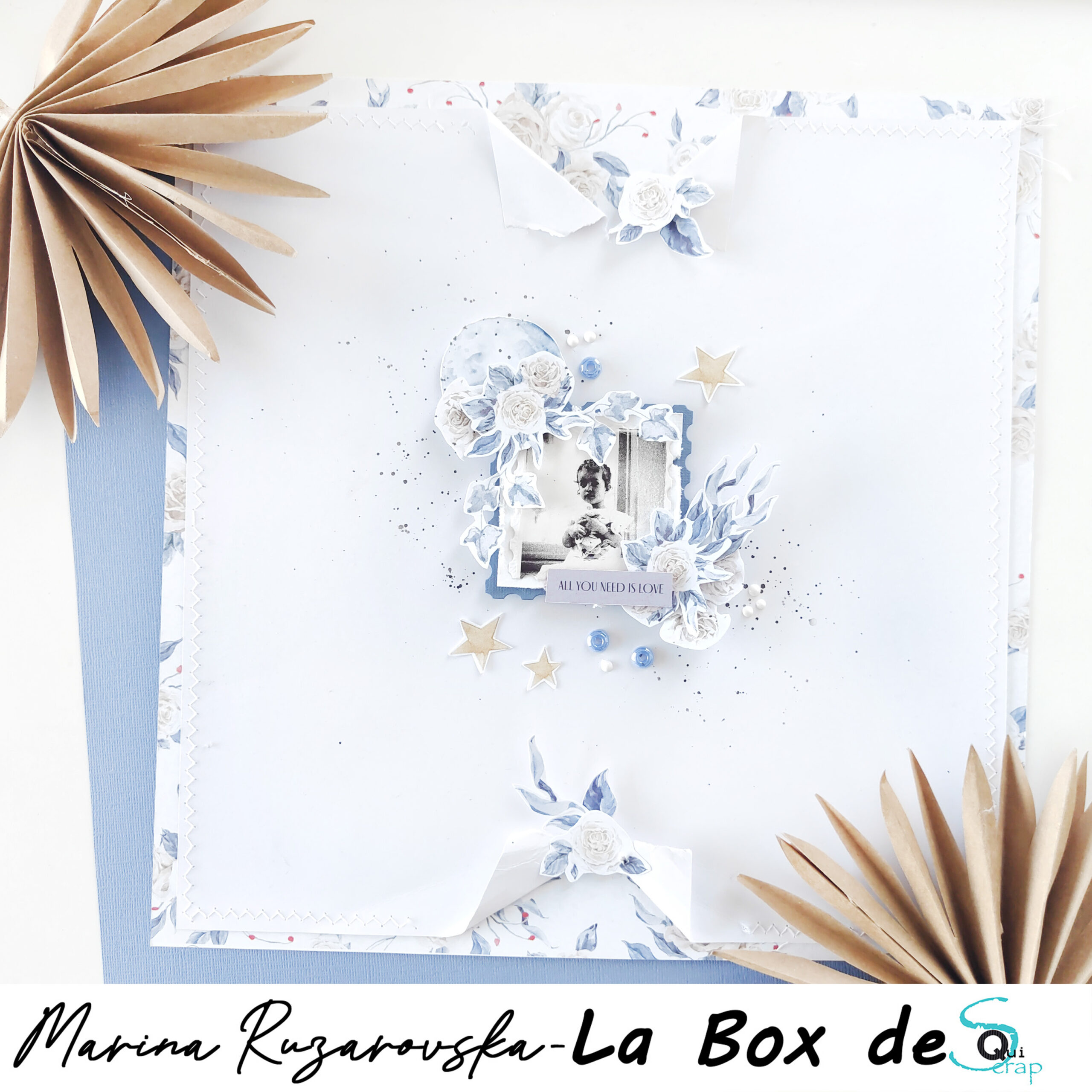 You are currently viewing Tuto n°1 pour la Box d’Avril 2023 par Marina Ruzarovska: la page de scrap