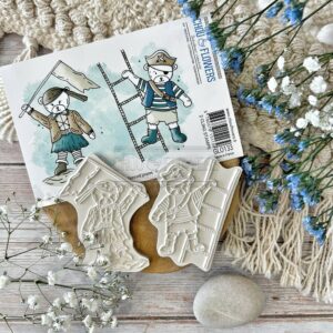 Tampon CLING OURSONS PIRATES – Globe-Trotter – Chou & Flowers