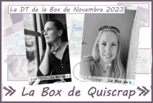 Lire la suite à propos de l’article Les Invitées créatives pour la Box de Novembre 2023 sont Ptit Ange et Le Scrap d’Olivia