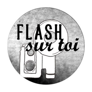 Badge – Flash sur toi- Quiscrap
