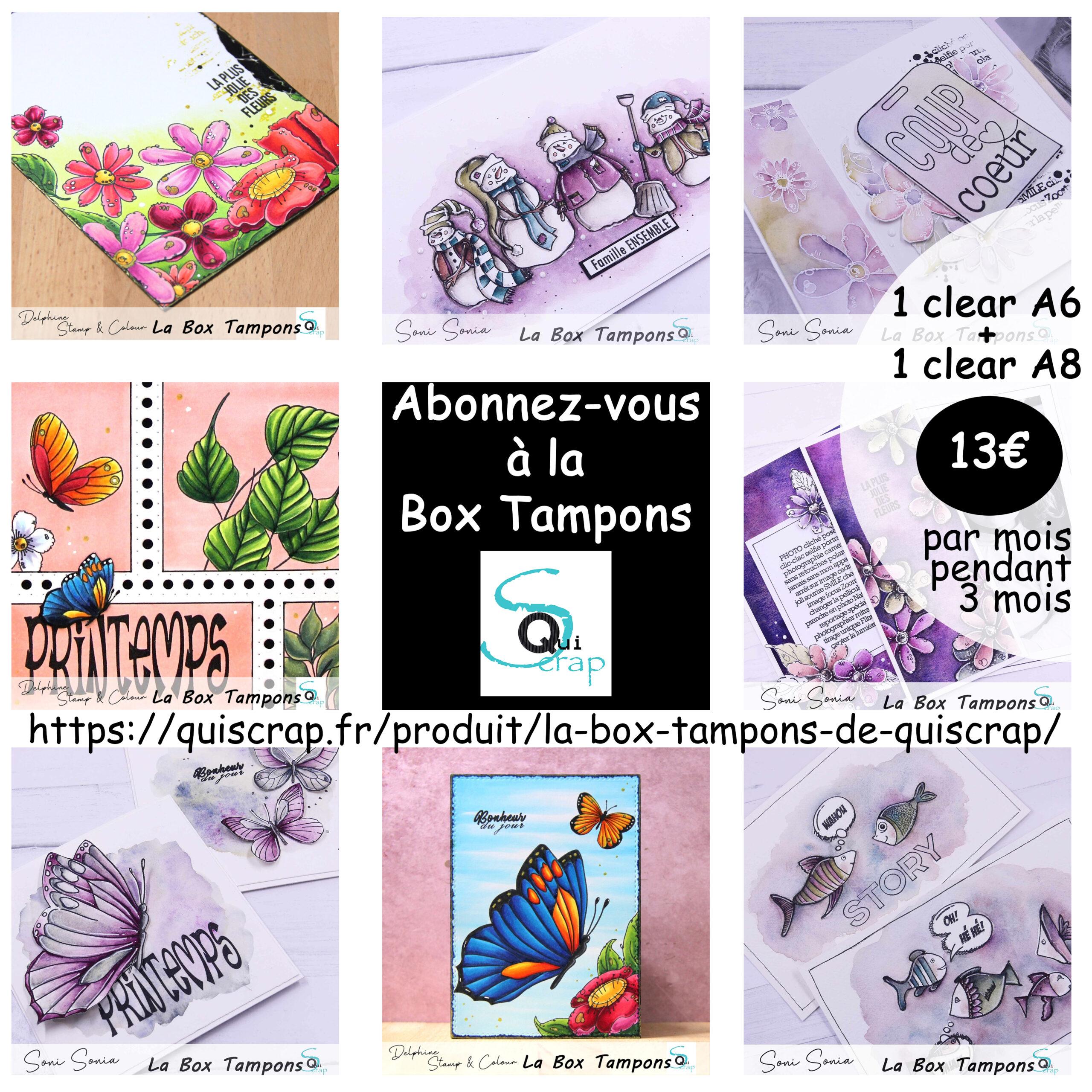 Lire la suite à propos de l’article Et si vous craquiez pour un abonnement à la Box tampons?
