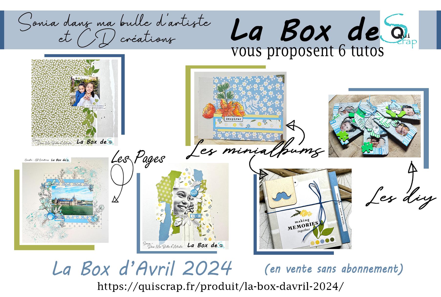 You are currently viewing 6 tutos à réaliser avec la Box d’Avril 2024