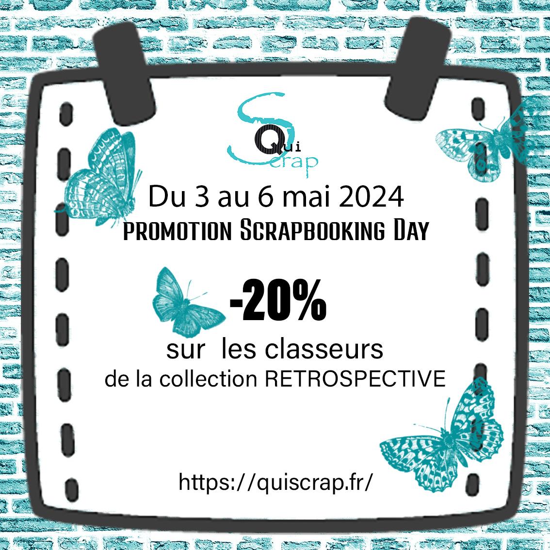 Lire la suite à propos de l’article Promo sur les classeurs pour le Scrapbooking Day