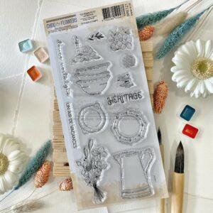 Tampons CLEAR Les faïences – Souvenirs d’été – Chou & Flowers