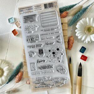 Tampons CLEAR Bons baisers – Souvenirs d’été – Chou & Flowers