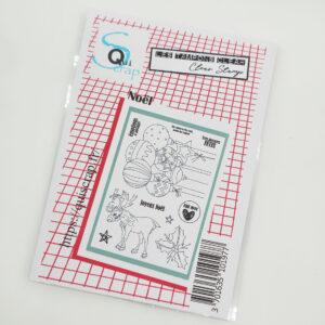 Tampons clear – Noël – Quiscrap