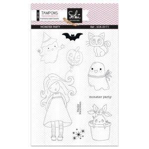 Tampons transparents – SO’ VINTAGE : MONSTER PARTY – Sokaï