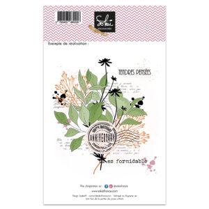 Tampons transparents – SO’ VINTAGE : TENDRES PENSEES – Sokaï