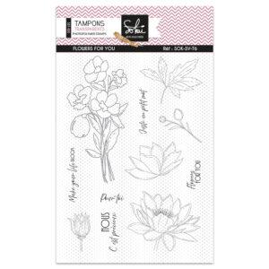 Tampons transparents – SO’ VINTAGE : FLOWERS FOR YOU – Sokaï