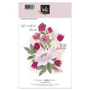 Tampons transparents – SO’ VINTAGE : FLOWERS FOR YOU – Sokaï