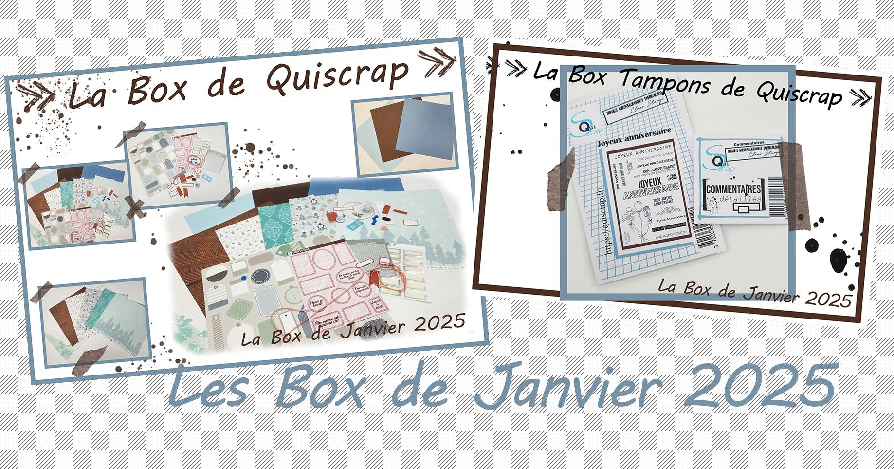 Lire la suite à propos de l’article Les Box de Janvier 2025