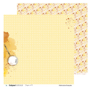 Papier n°2  – Collection Enigme Florale – Quiscrap