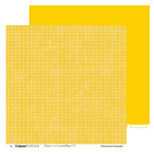 Papier n°2 Uni et quadrillage – Collection Enigme Florale – Quiscrap
