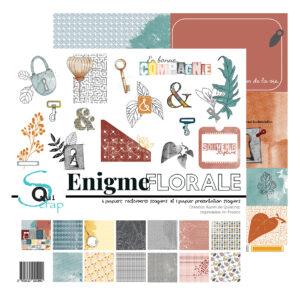 Papier Présentation des imprimés  – Collection Enigme Florale – Quiscrap