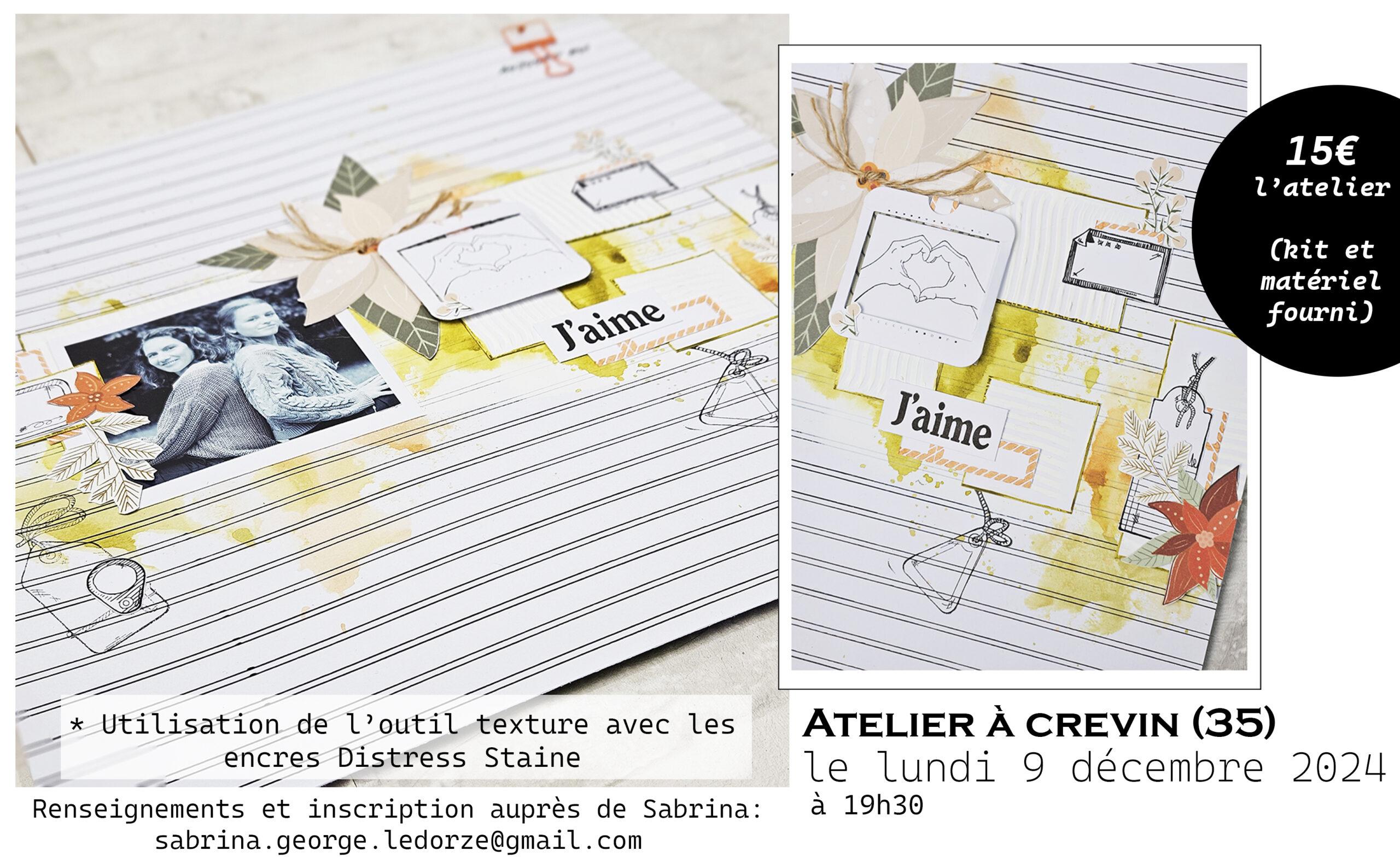 You are currently viewing Atelier Page à Crevin (35) le 9 décembre 2024