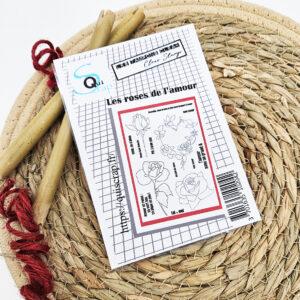 Tampons clear – Les roses de l’amour – Quiscrap