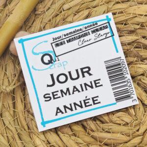 Tampons clear – Jour / Semaine / Année – Quiscrap